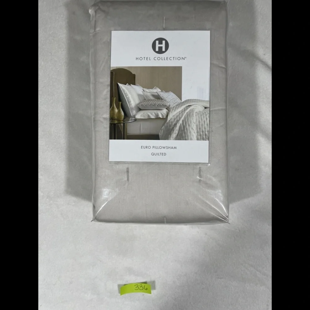 NIB Hotel‎ Collection Opalescent Quilted Euro Sham